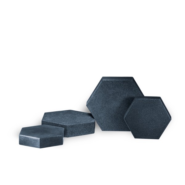 Hexagone - Blocs en granit, personnalisable - Sansone Origine