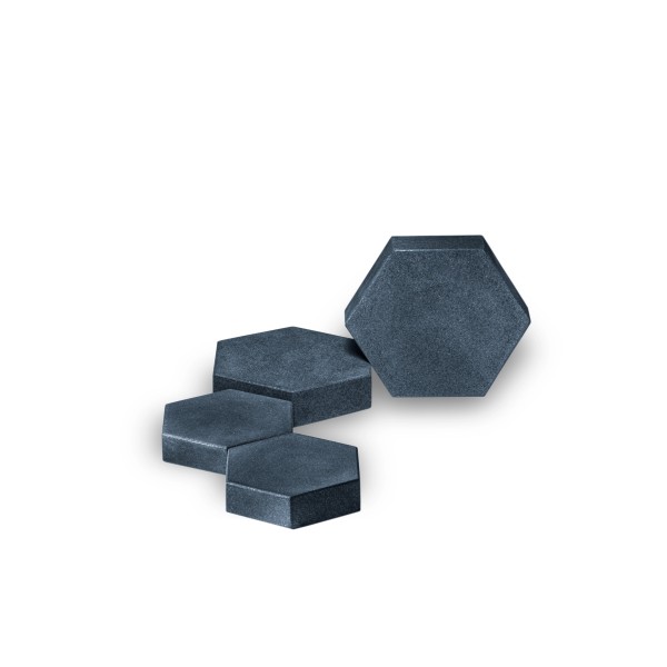 Hexagone - Blocs en granit, personnalisable - Sansone Origine