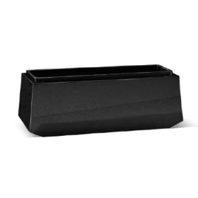 Jardinières collées en granit avec chanfreins - Pour fleurir -Sansone Origine