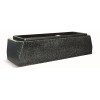 Jardinière massive en granit - Simple chanfrein -Pour fleurir- Sansone Origine