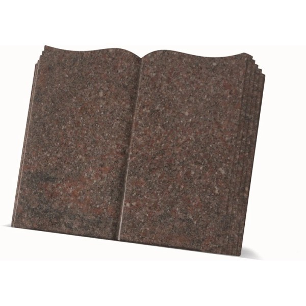 Plaque funéraire - Livre en granit - Sans socle - Sansone Origine