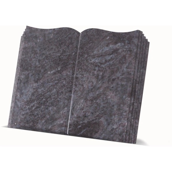 Plaque funéraire - Livre en granit - Sans socle - Sansone Origine