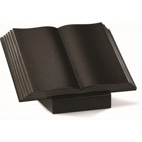 Plaque funéraire haut de gamme - Livre en granit - Sansone Origine