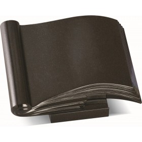 Plaque funéraire haut de gamme–  Parchemin en granit - Sansone Origine