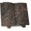 Plaque funéraire haut de gamme - Livre ouvert en granit - Sansone Origine