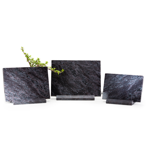 Plaque rectangulaire en granit  - Simple et personnalisable - Sansone Orgine