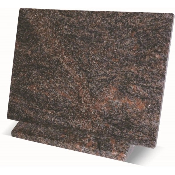 Plaque rectangulaire en granit  - Simple et personnalisable - Sansone Orgine