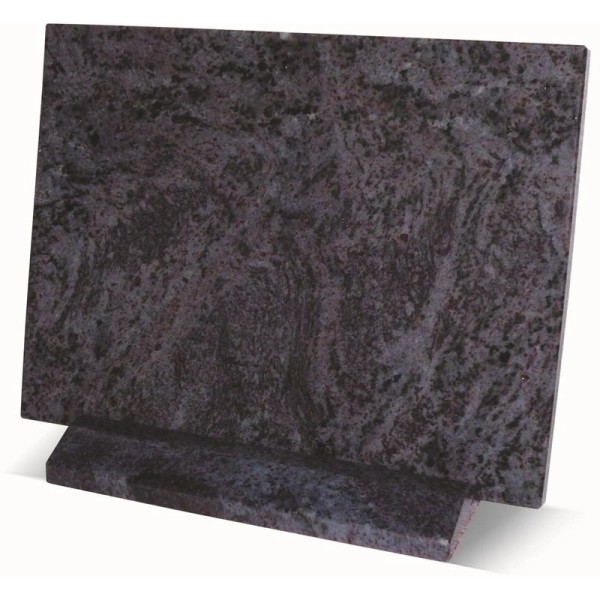 Plaque rectangulaire en granit  - Simple et personnalisable - Sansone Orgine
