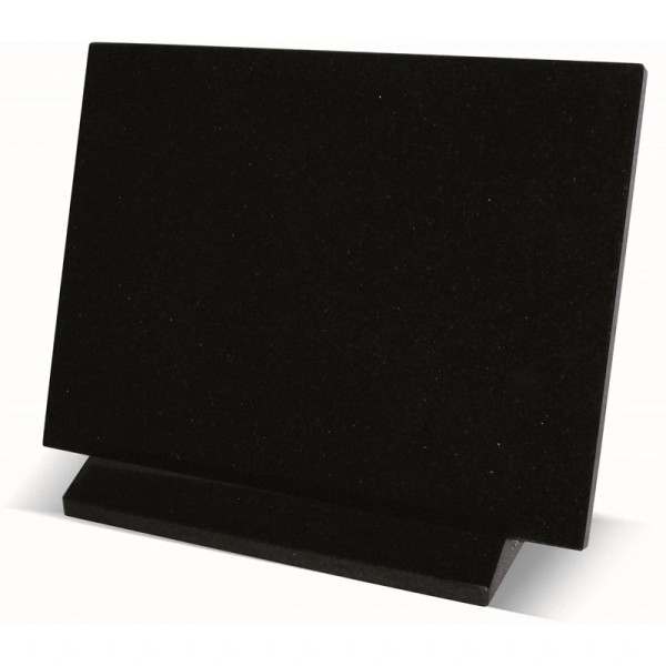Plaque rectangulaire en granit  - Simple et personnalisable - Sansone Orgine