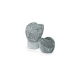 Porte-souvenir funéraire en granit - Forme cœur - Sansone Origine