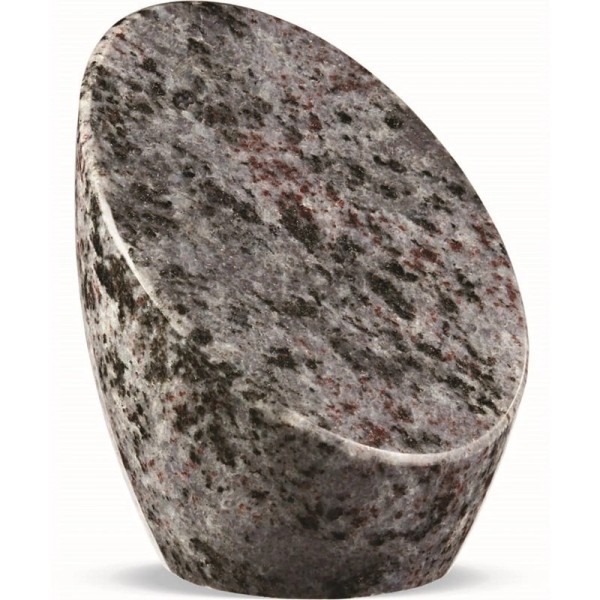 Porte-souvenir funéraire en granit – Forme ovale - Sansone Origine