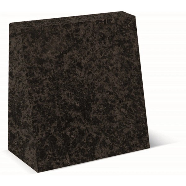 Porte-souvenir carré en granit - Pour gravure ou photo - Sansone Origine