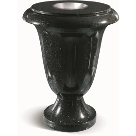 Vase funéraire tourné en granit - Grand modèle personnalisable- Sansone Origine