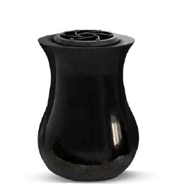 Vase funéraire tourné en granit - Sansone Origine
