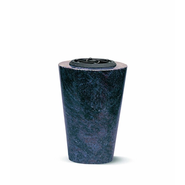 Vase tourné en granit - Sansone Origine