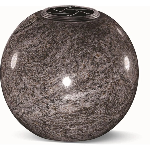 Vase en granit - Forme sphérique - Sansone Origine