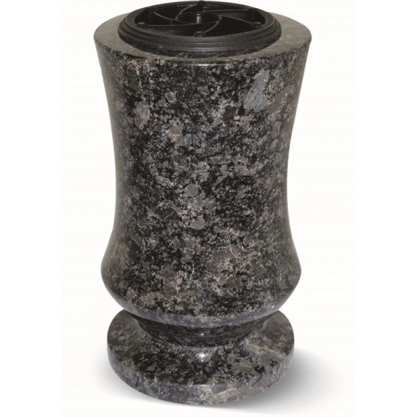 Vase tourné en granit - Sansone Origine