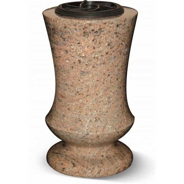 Vase tourné en granit - Sansone Origine