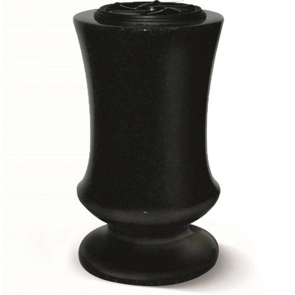 Vase tourné en granit - Sansone Origine
