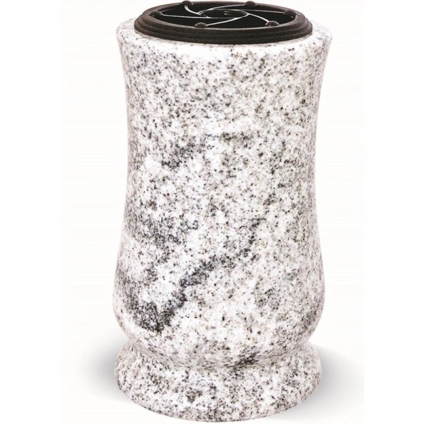 Vase tourné en granit - Sobre et imtemporel - Sansone Origine