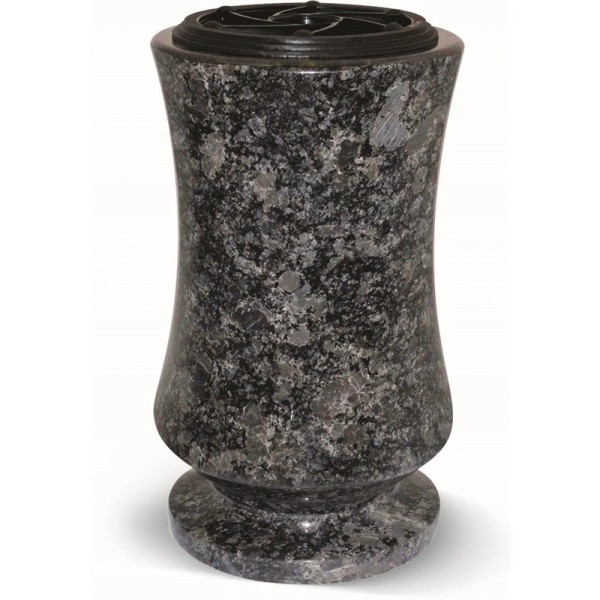 Vase tourné en granit - Sobre et imtemporel - Sansone Origine