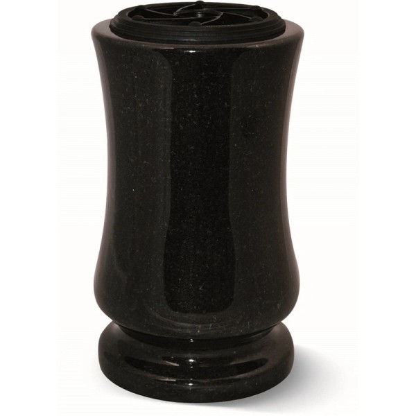 Vase tourné en granit - Sobre et imtemporel - Sansone Origine