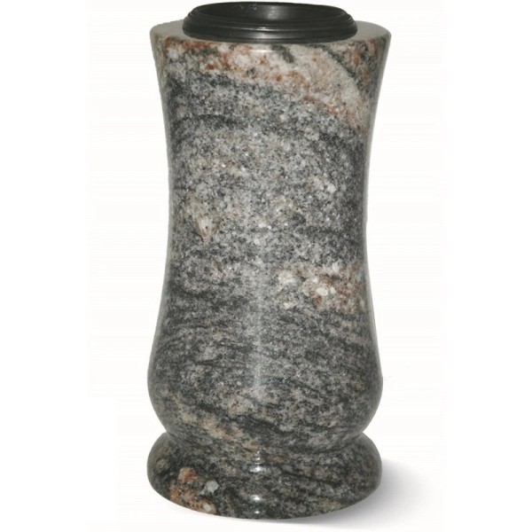 Vase tourné en granit  - Sansone Origine