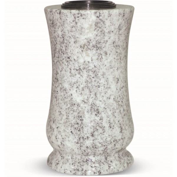 Vase tourné en granit - Élégance discrète - Sansone Origine