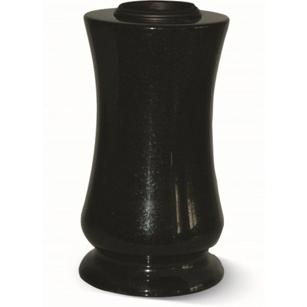 Vase tourné en granit - Élégance discrète - Sansone Origine