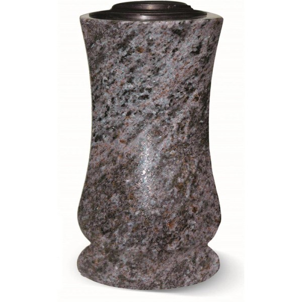 Vase tourné en granit - Élégance discrète - Sansone Origine