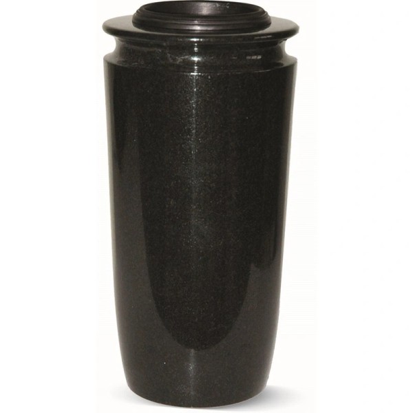 Vase tourné en granit - Elégance intemporelle - Sansone Origine