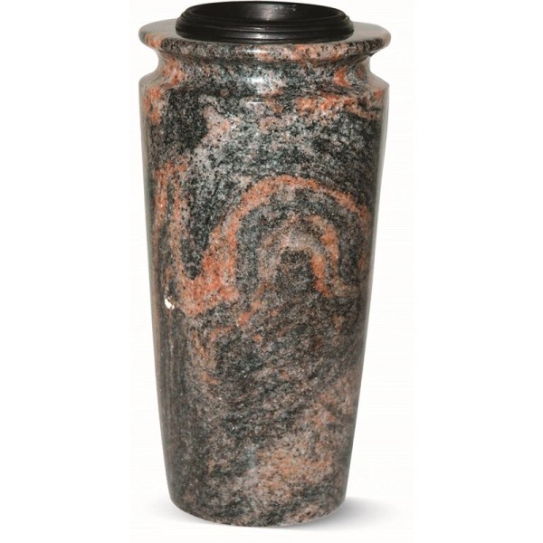 Vase tourné en granit - Elégance intemporelle - Sansone Origine