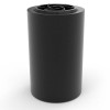 Vase tourné en granit - Cylindrique - Sansone Origine