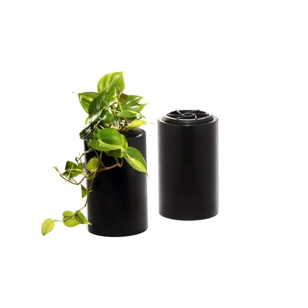 Vase tourné en granit - Cylindrique - Sansone Origine