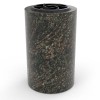 Vase tourné en granit - Cylindrique - Sansone Origine