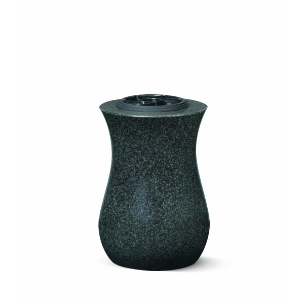 Vase tourné en granit -  Sobriété - Sansone Origine