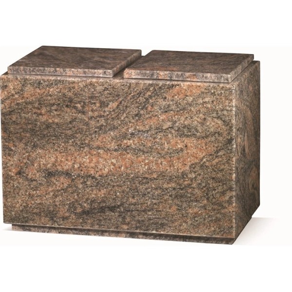 Urne double en granit - Design classique - Sansone Origine