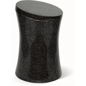 Urne tournée en granit - Forme Bambou - Sansone Origine