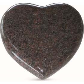 Cœur en granit - Petit décor personnalisable pour monument - Sansone Origine