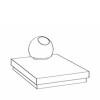 Urne en granit - Forme boule - Sansone Origine