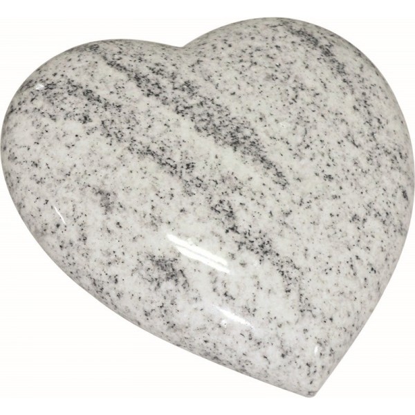 Cœur en granit - Petit décor personnalisable pour monument - Sansone Origine