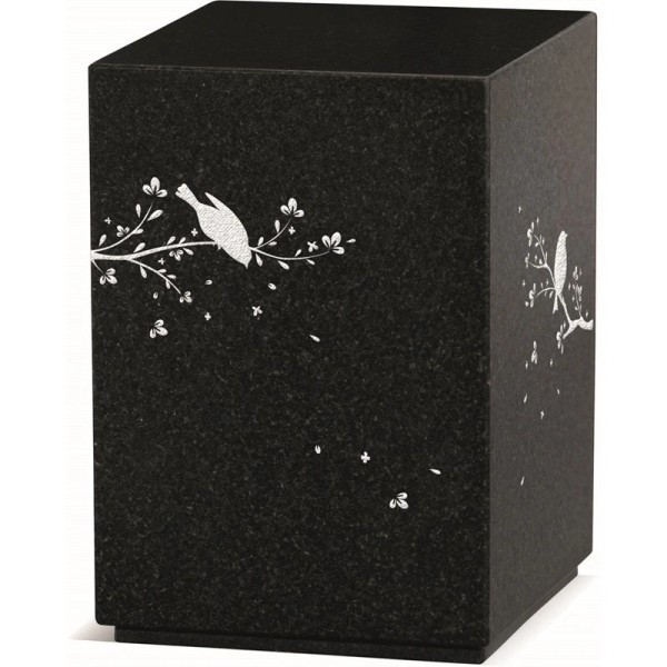 Mini urne en granit -  Avec motif - Sansone Origine