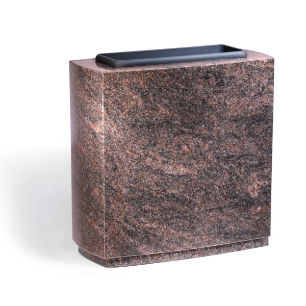 Urne double en granit - Avec jardinière intégrée - Sansone Origine