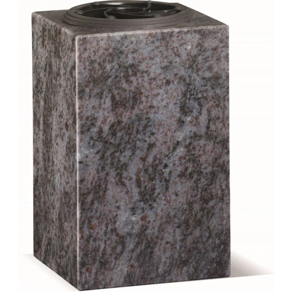 Vase en granit - Modèle carré - Sansone Origine