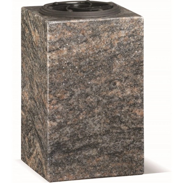 Vase en granit - Modèle carré - Sansone Origine