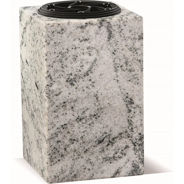 Vase en granit - Modèle carré - Sansone Origine