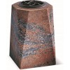 Vase en granit - Modèle carré à simple chanfrein - Sansone Origine