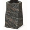 Vase en granit - Modèle carré à simple chanfrein - Sansone Origine