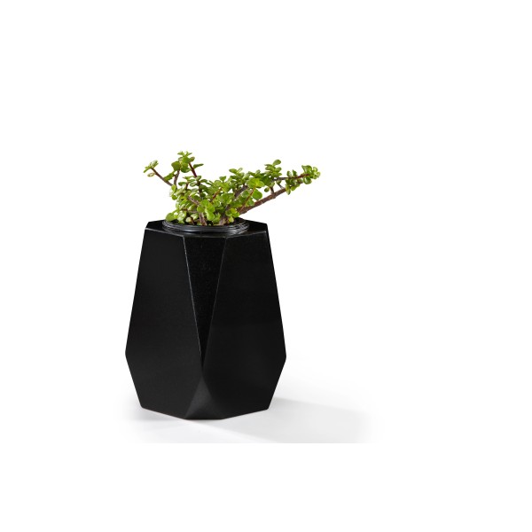 Vase en granit - Modèle carré à double chanfrein - Sansone Origine