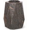 Vase en granit - Modèle carré à double chanfrein - Sansone Origine